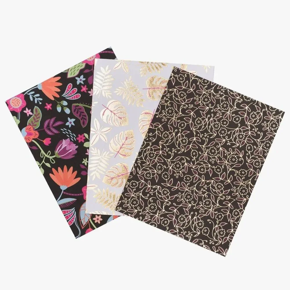(3) Boxed Blank Cards & Envelopes Floral Paradise Total 120 Cards